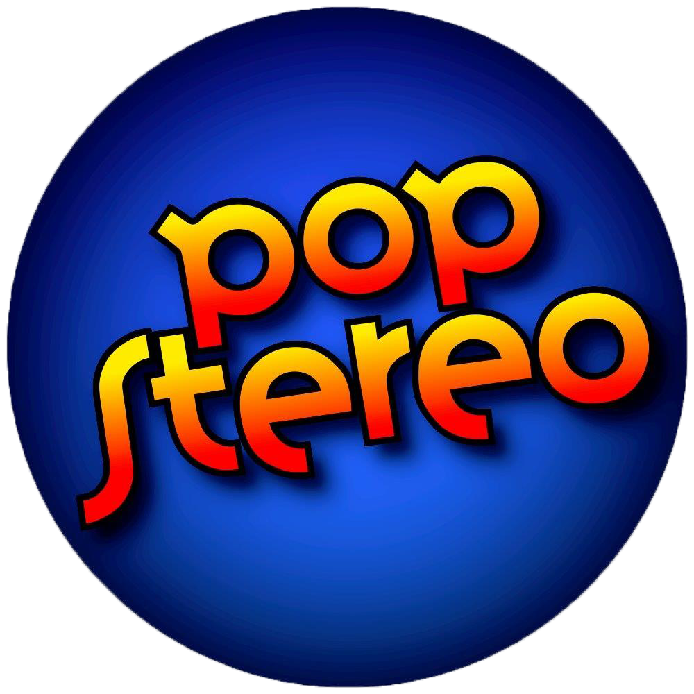 pop stereo logo circle with blue2